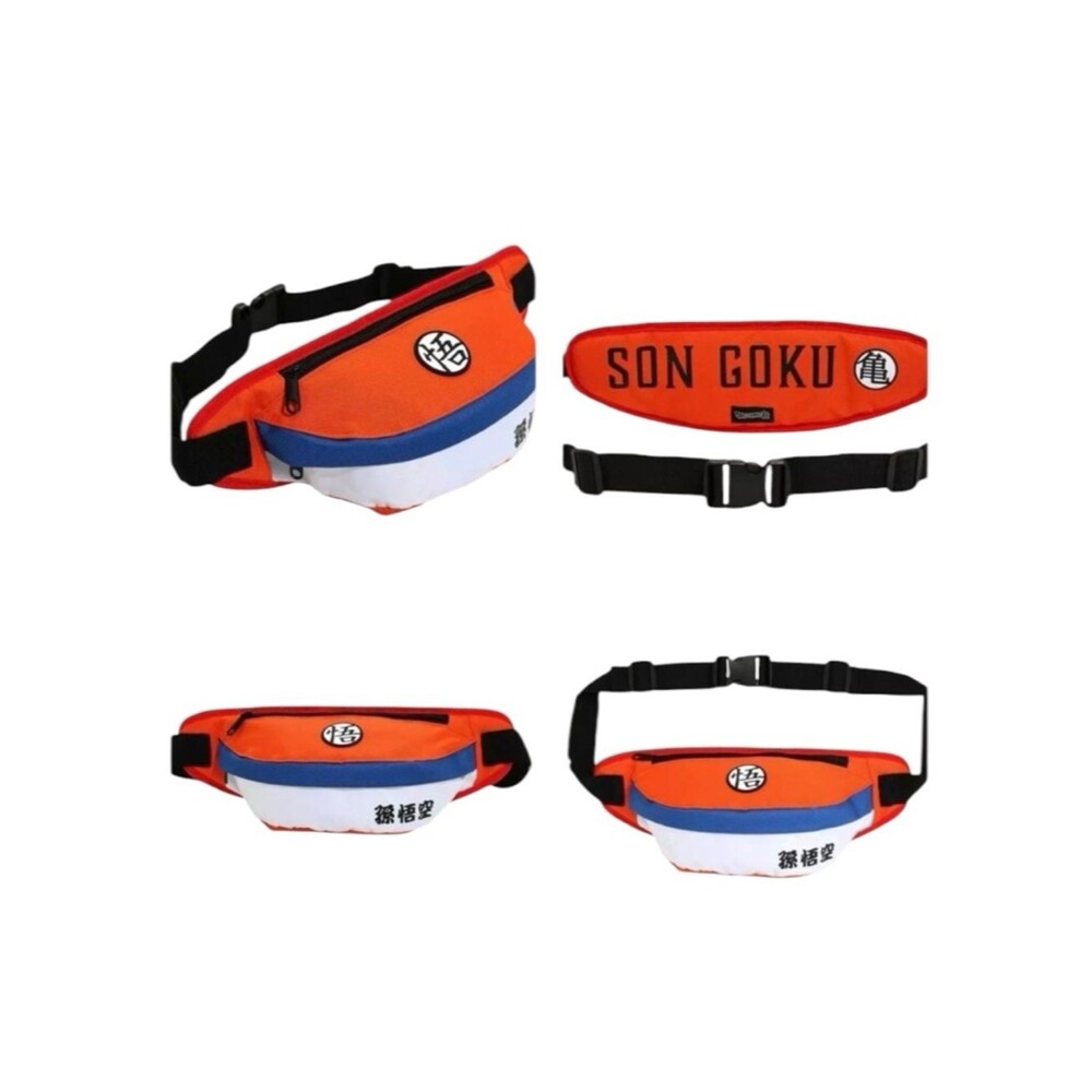 NWT Dragon Ball Z Son Goku Fanny Pack Bum Bag Unisex